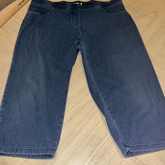 Cathy Daniels Capri Pants Size XL Casual Stretch Pull-On Cropped Pants Comfy - Picture 1 of 7